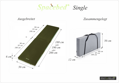 SPACEBED® Single M 190cm Grün