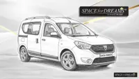 Matratze fürs Auto SPACEBED® für Dacia Dokker