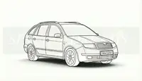 Faltmatratze SPACEBED® für Skoda Fabia Combi I.