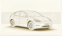Klappmatratze SPACEBED® für Tesla Model Y