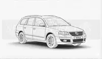 Automatratze SPACEBED® für VW Passat Variant 6
