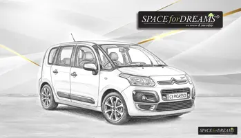 Mit der beigen Auto Matratze wird Ihr Citroen Berlingo Multispace XL zum perfekten Reisemobil für jeden Urlaub.