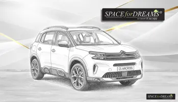 Mit der beigen Auto Matratze wird Ihr Citroen C5 Aircross zum perfekten Reisemobil für jeden Urlaub in der Natur.
