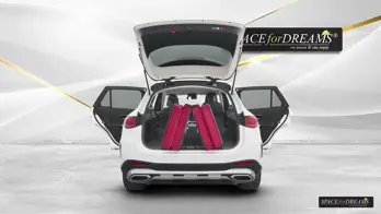 Das clevere SPACEBED® System in Magic Rosé lässt sich kinderleicht entfalten und versüßt Ihnen den Aufenthalt beim Camping ungemein.