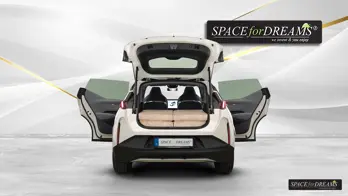 Matratze fürs Auto - SPACEBED® zeigt ebene Fläche im Zeekr X