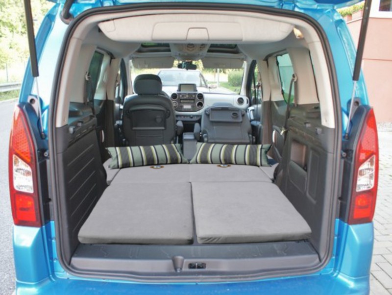 Schlafen im Citroen Berlingo