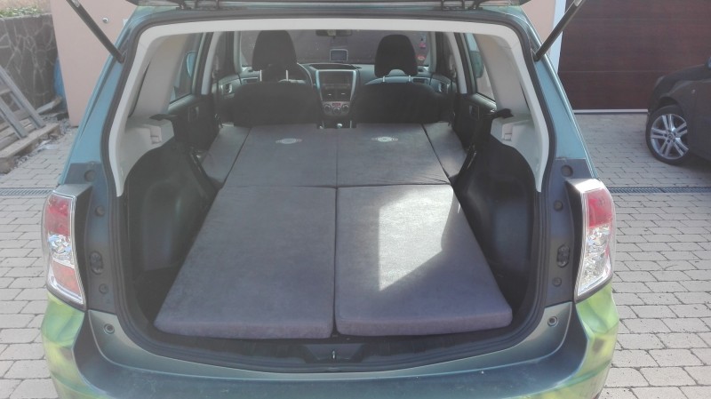 Schlafen Im Auto Subaru Forester